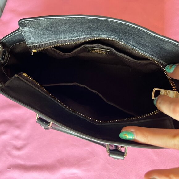 Coach Blake 25 & Blake Mini Carry Alls - Matching Mommy & Me Black Satchels - Picture 13 of 16